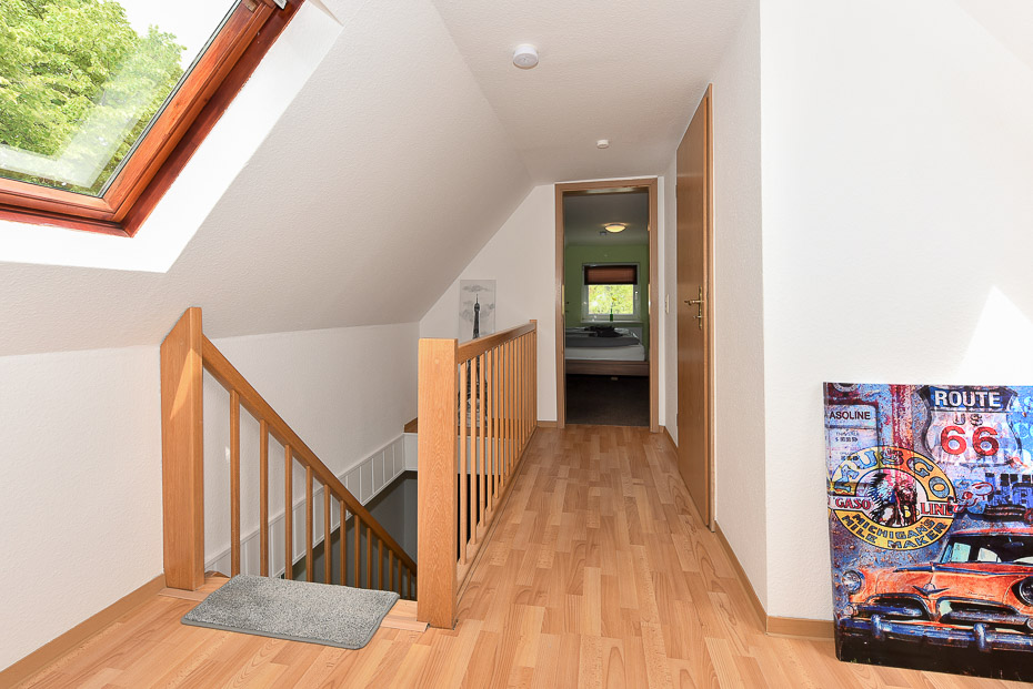 Ferienhaus „Lieblingsdüne“ - Flur im Obergeschoss