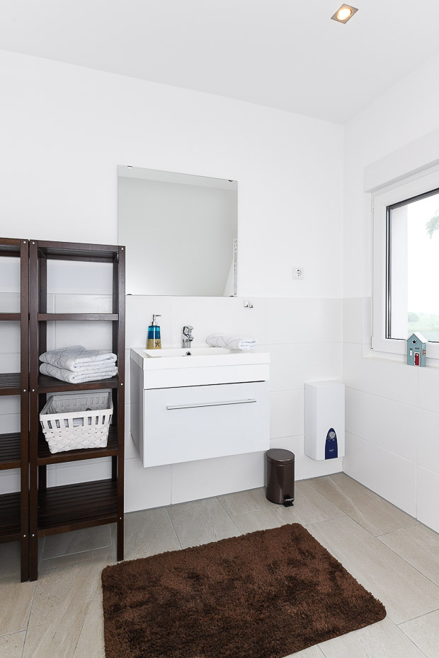 Ferienhaus „Junker Balthasar“ - Badezimmer im Obergeschoss