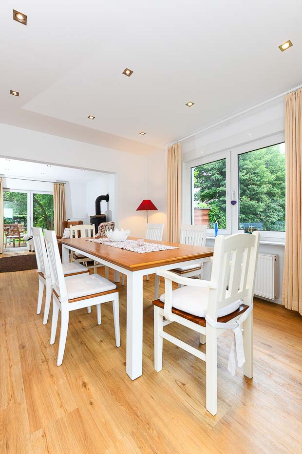 Ferienhaus „Junker Balthasar“ - Küche mit Esszimmer