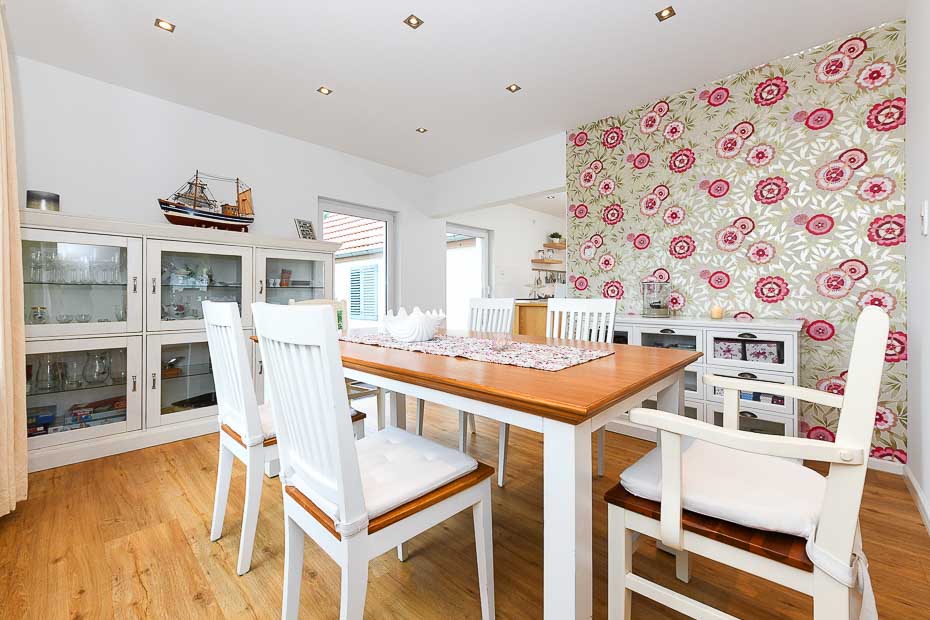 Ferienhaus „Junker Balthasar“ - Küche mit Esszimmer