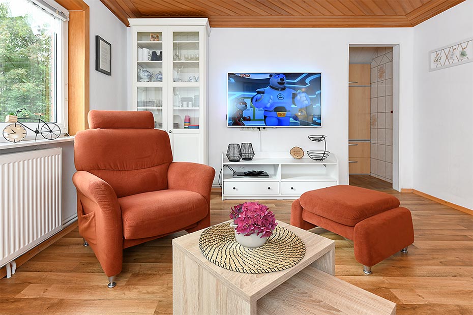 Ferienwohnung „Mohnblume“ - Wohnzimmer