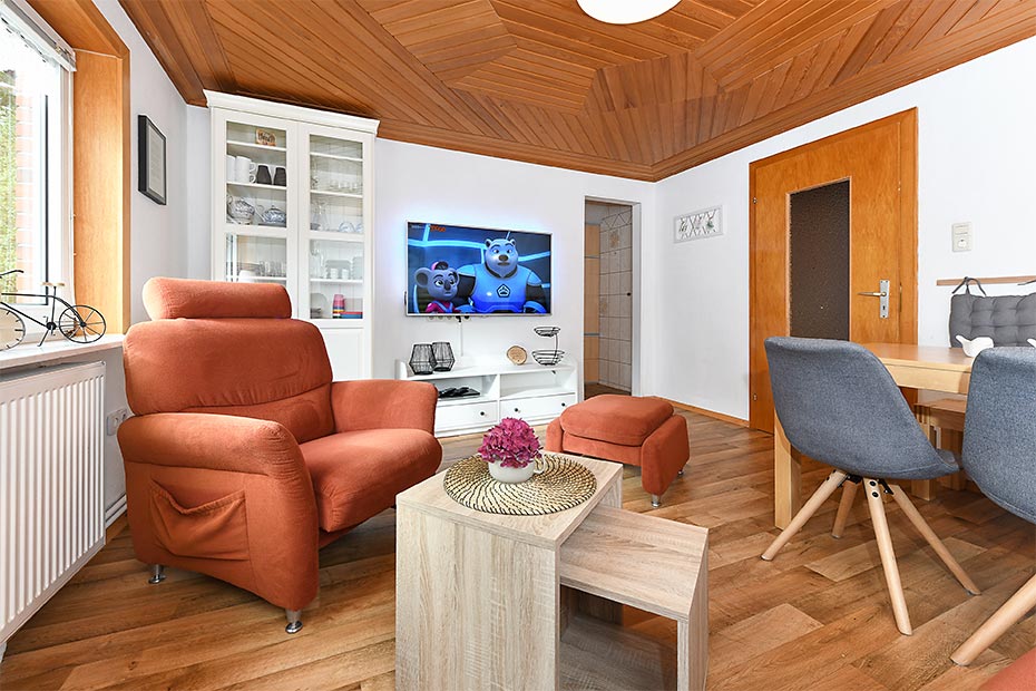 Ferienwohnung „Mohnblume“ - Wohnzimmer