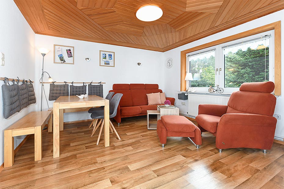 Ferienwohnung „Mohnblume“ - Wohnzimmer