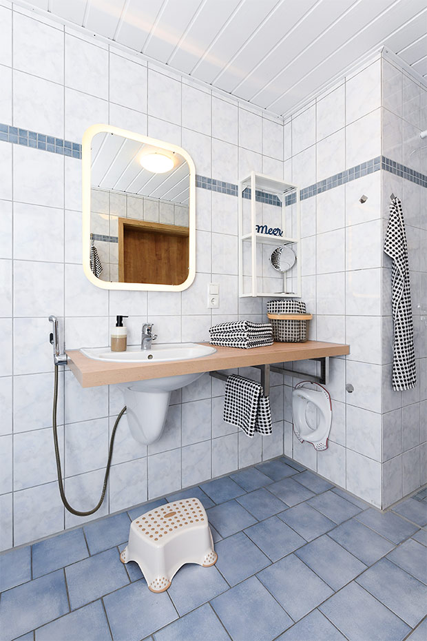 Ferienwohnung „Kornblume“ - Badezimmer