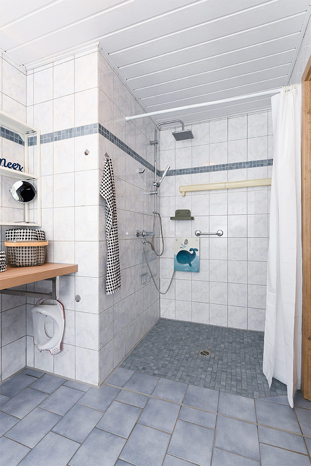 Ferienwohnung „Kornblume“ - Badezimmer