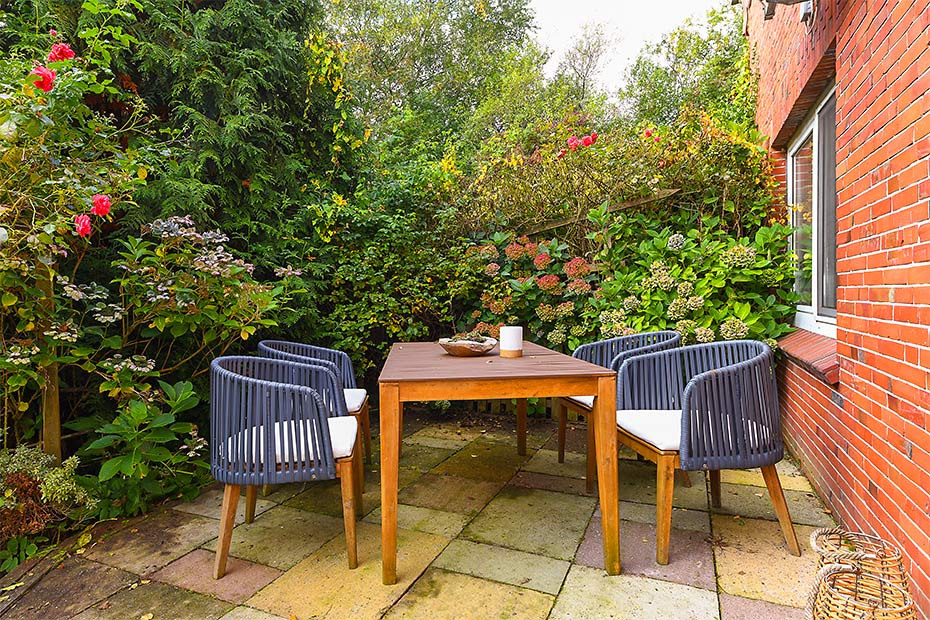 Ferienwohnung „Kornblume“ - Terrasse