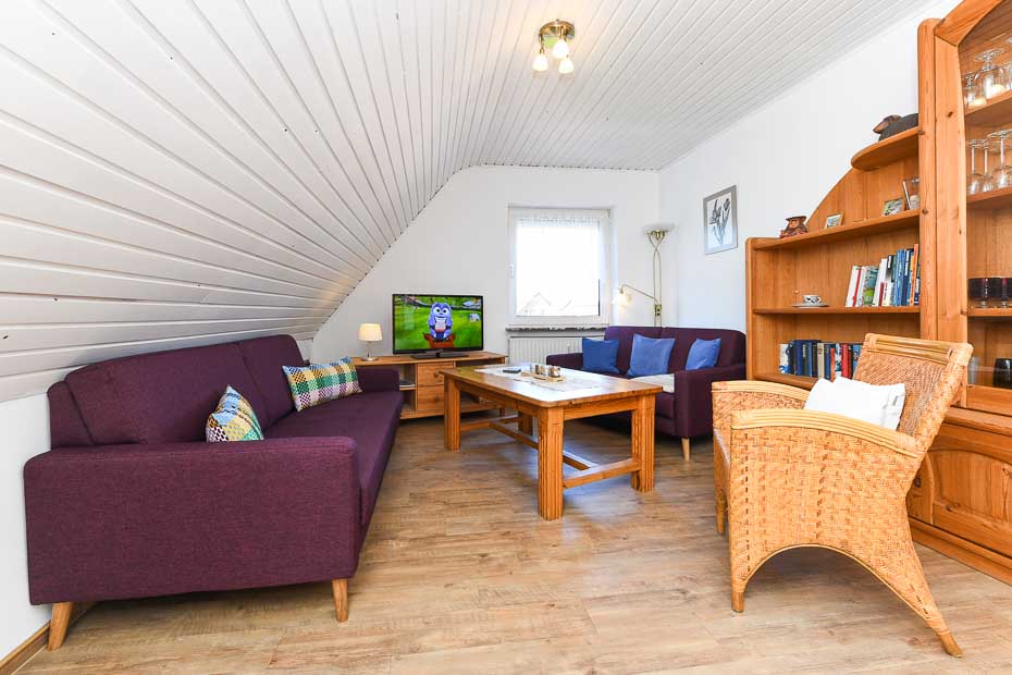 Ferienwohnung „Haus Leemreize“ - Wohnzimmer