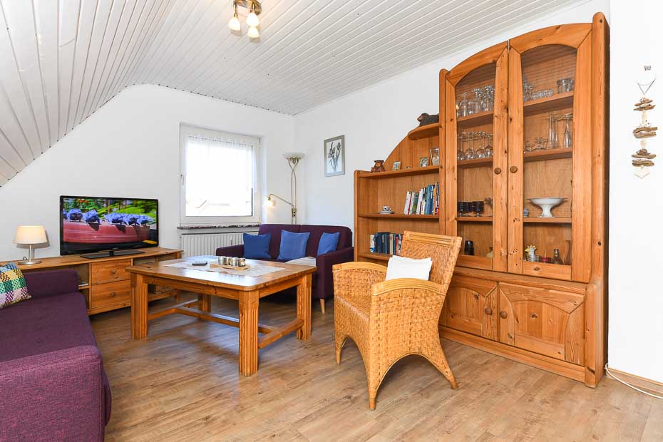 Ferienwohnung „Haus Leemreize“ - Wohnzimmer