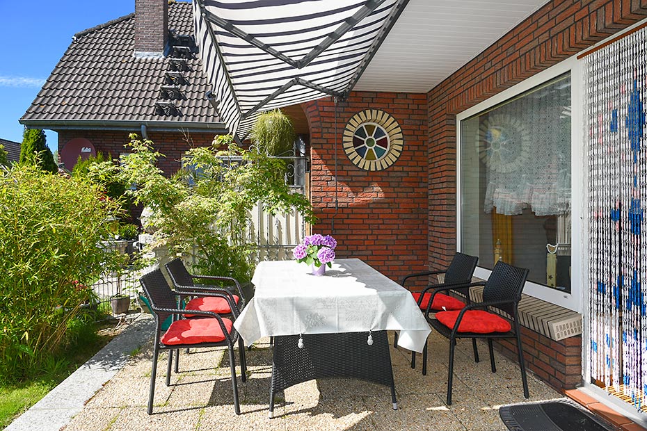Ferienhaus „Meer“ - Terrasse