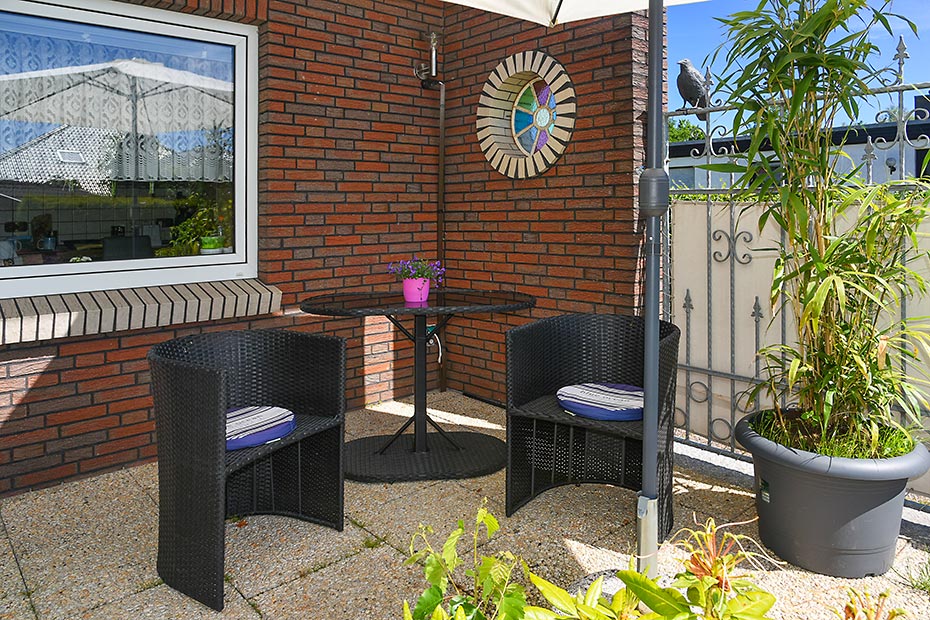 Ferienhaus „Meer“ - Terrasse