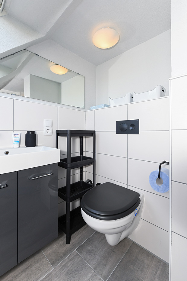 Ferienwohnung „Abendrot“ - Badezimmer