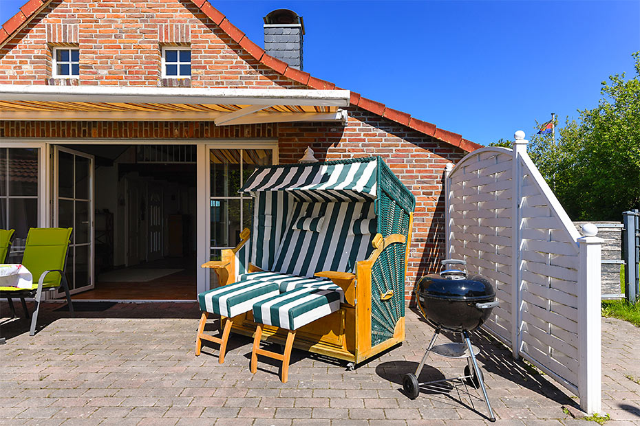 Ferienhaus „Sternenklar“ - Terrasse