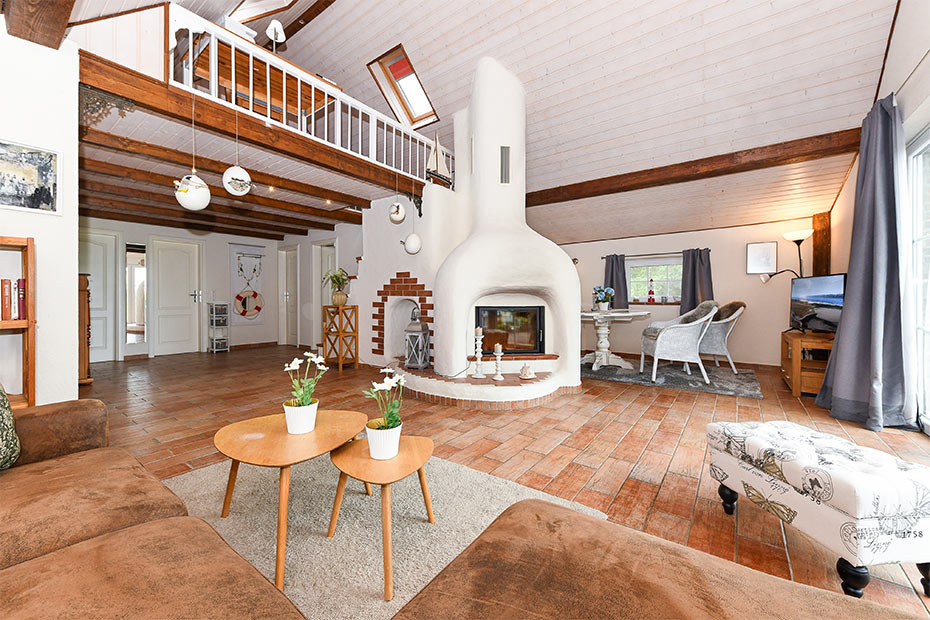 Ferienhaus „Sternenklar“ - Wohnzimmer