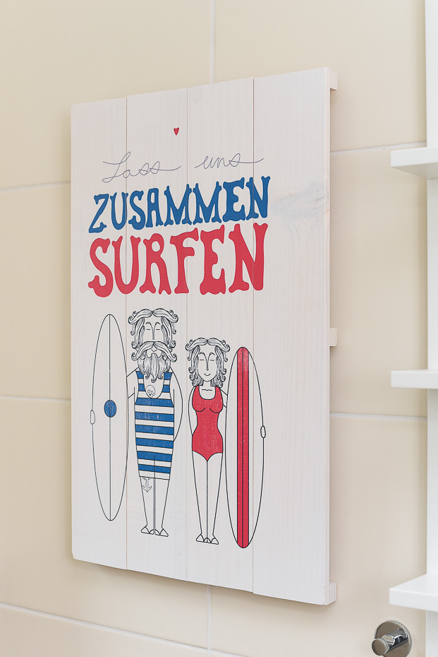 Ferienhaus „Ankerhuus“ - Badezimmer im Erdgeschoss