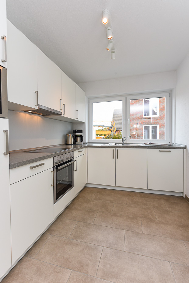 Ferienhaus „Schwalbennest“ - Wohnraum mit integrierter Küche