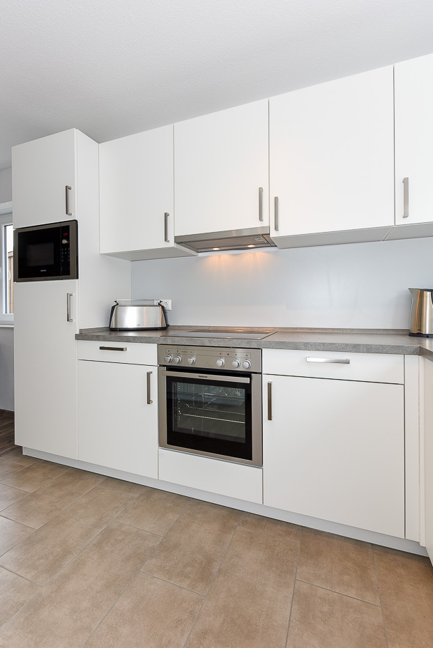 Ferienhaus „Schwalbennest“ - Wohnraum mit integrierter Küche