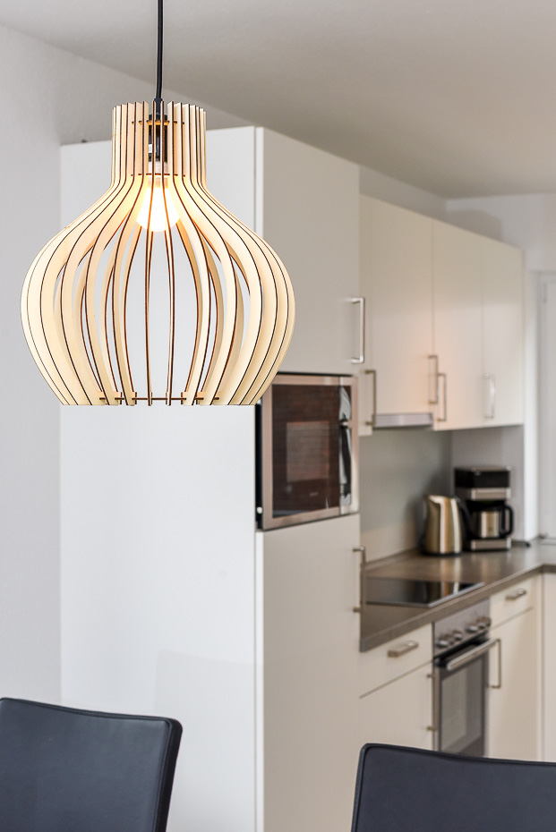 Ferienhaus „Schwalbennest“ - Wohnraum mit integrierter Küche