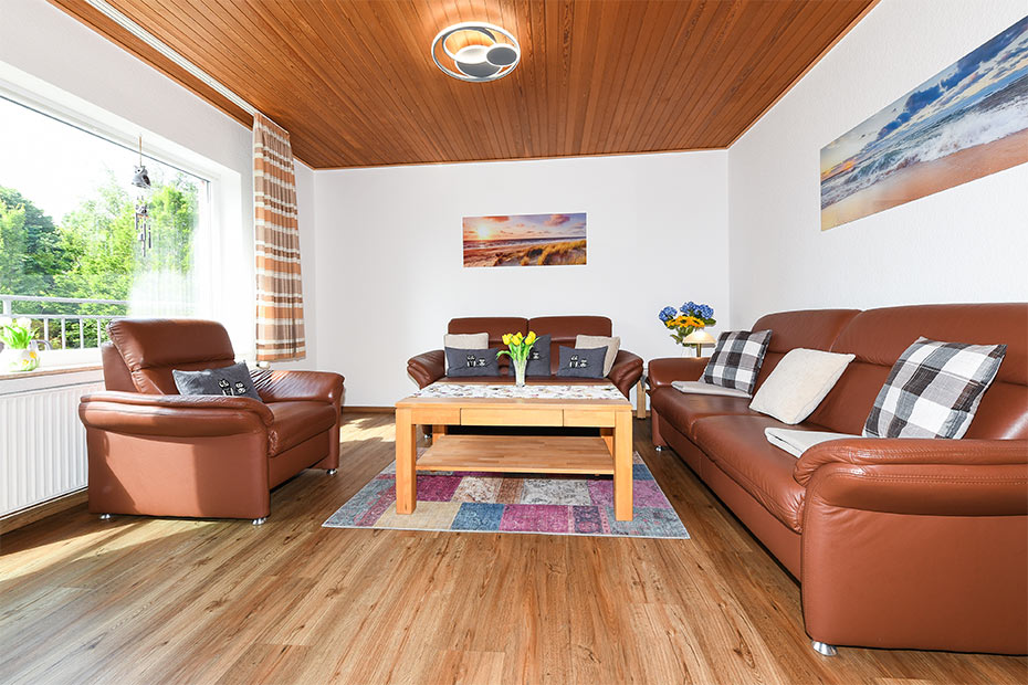 Ferienwohnung „Eulennest“ - Wohnzimmer