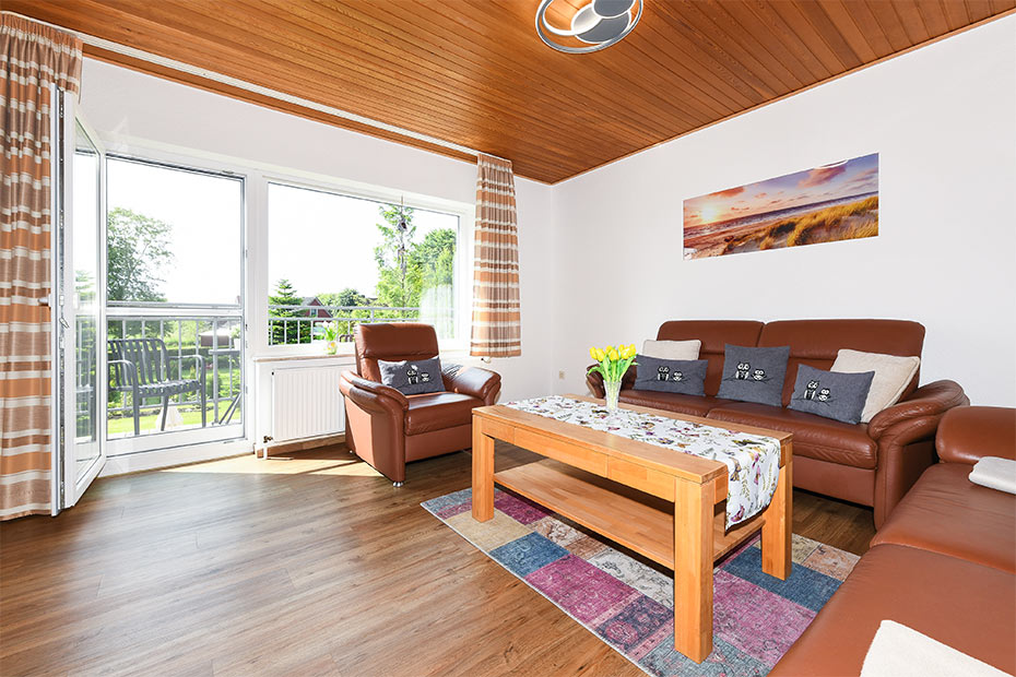 Ferienwohnung „Eulennest“ - Wohnzimmer