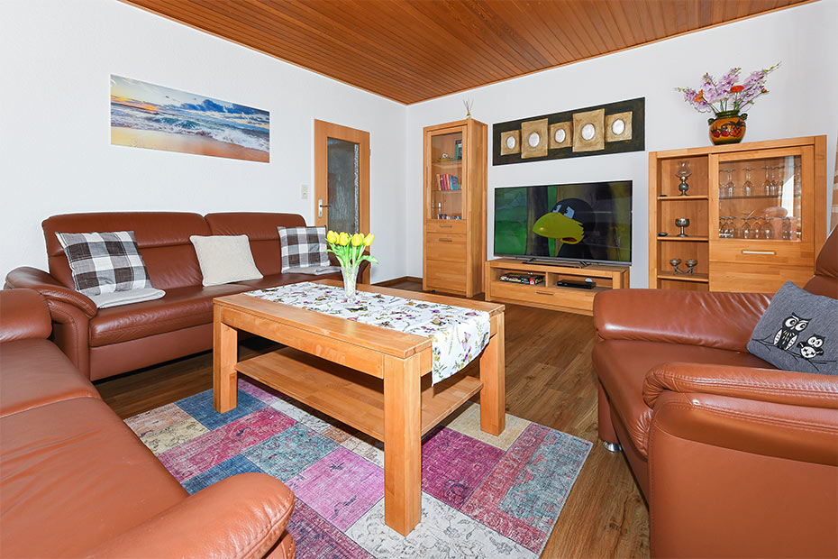 Ferienwohnung „Eulennest“ - Wohnzimmer