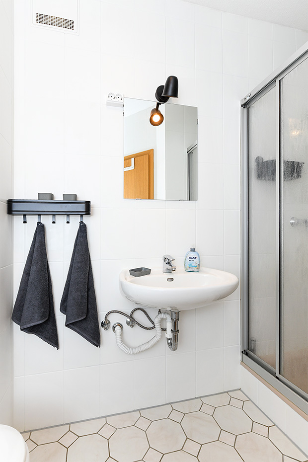 Ferienwohnung „Nordseebutze“ - Badezimmer