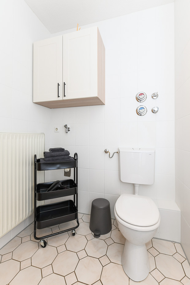 Ferienwohnung „Nordseebutze“ - Badezimmer