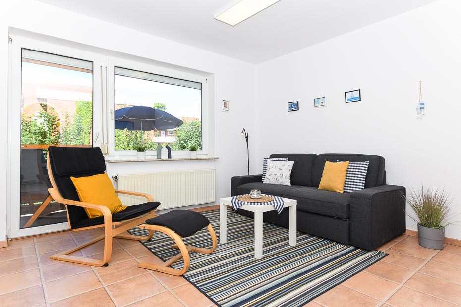 Ferienwohnung „Nordseebutze“ - Wohnzimmer