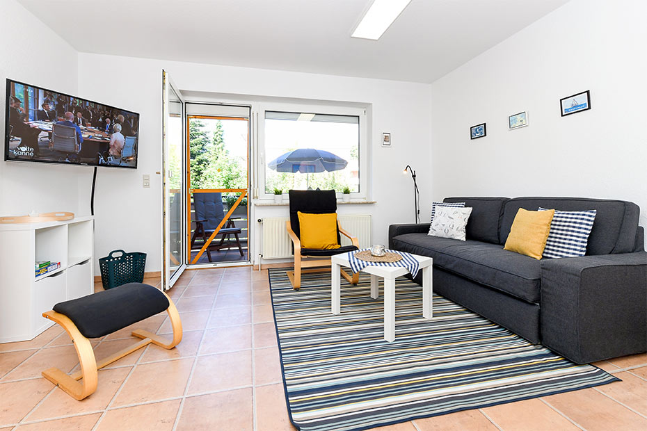 Ferienwohnung „Nordseebutze“ - Wohnzimmer