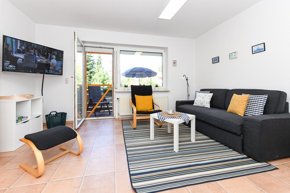 Ferienwohnung „Nordseebutze“ - Wohnzimmer
