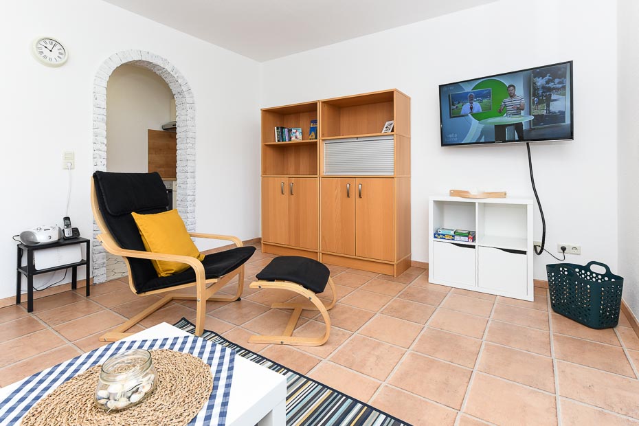 Ferienwohnung „Nordseebutze“ - Wohnzimmer