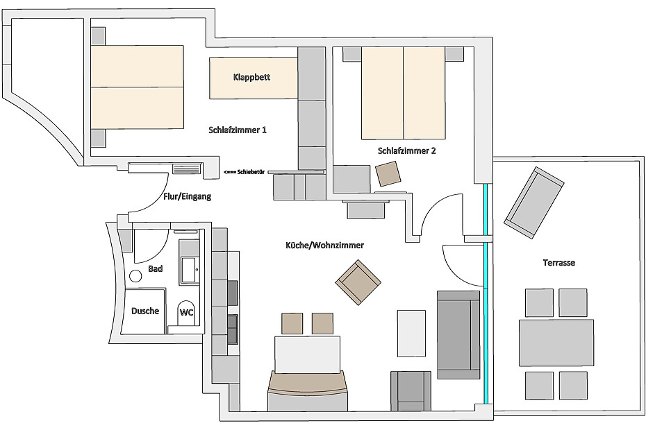 Ferienwohnung „Langeoog“ - Erste Impressionen