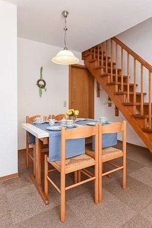 Ferienwohnung „Deichblick“ - Wohnraum mit integrierter Küche