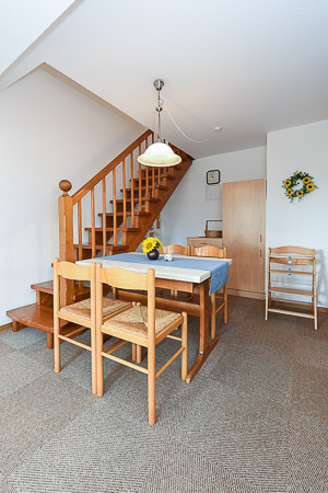 Ferienwohnung „Morgensonne“ - Wohnraum mit integrierter Küche