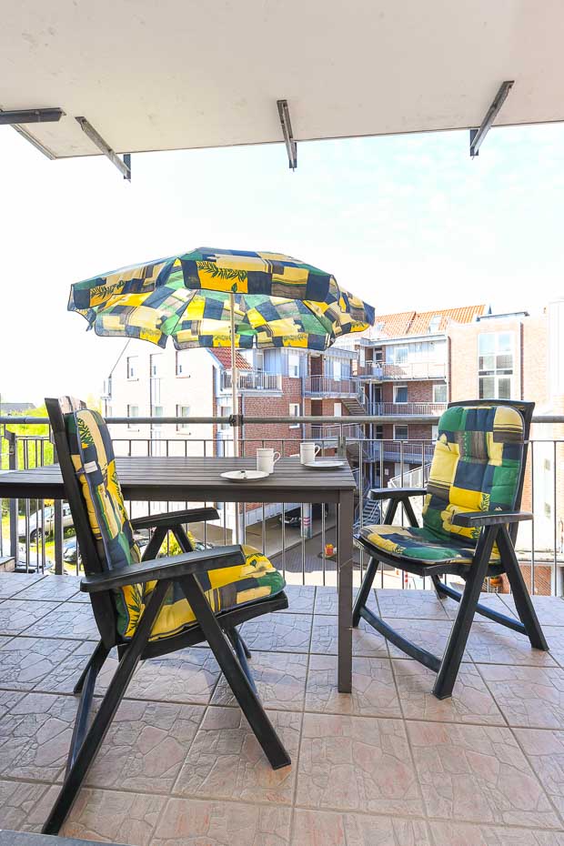 Ferienwohnung „W'ooge“ - Balkon