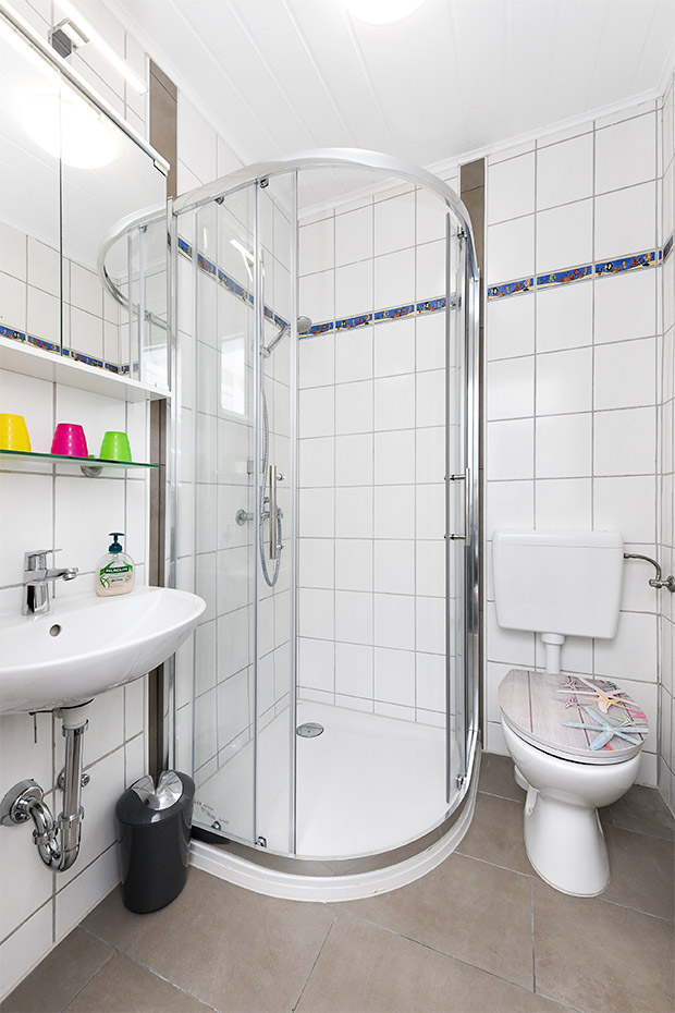 Ferienwohnung „Möwe“ - Badezimmer
