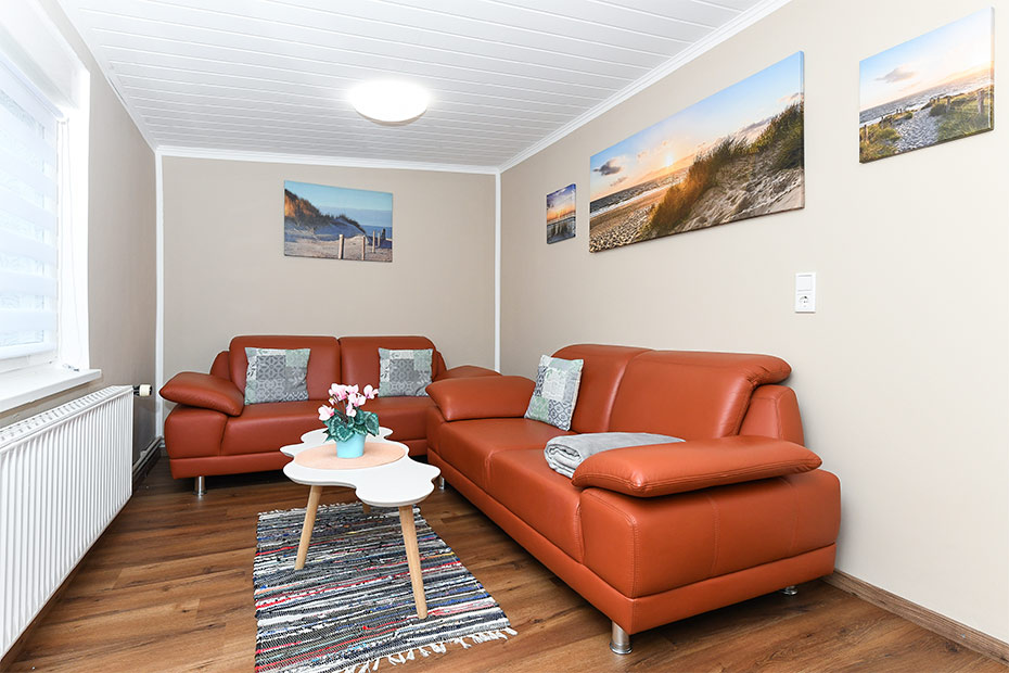 Ferienwohnung „Möwe“ - Wohnzimmer