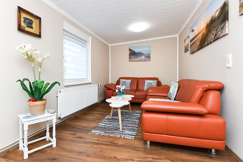 Ferienwohnung „Möwe“ - Wohnzimmer