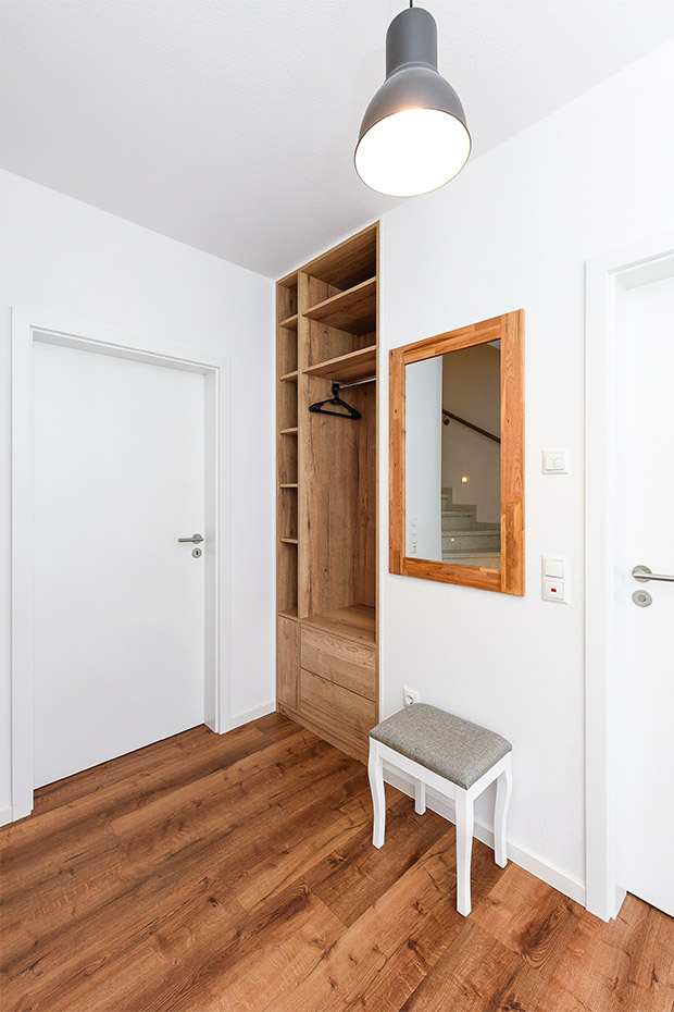 Ferienhaus „Küstenhäuschen“ - Flur im Erdgeschoss