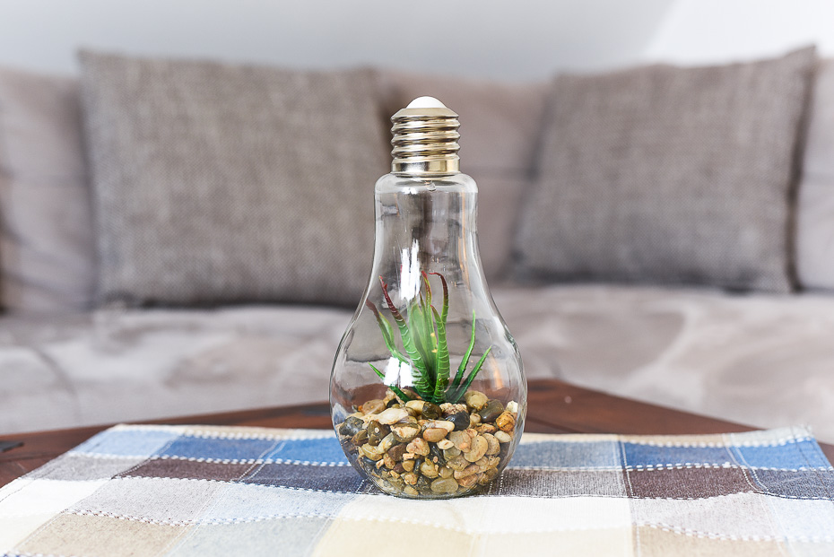 Ferienwohnung „große Wohnung“ - Wohnzimmer mit integriertem Küchenbereich