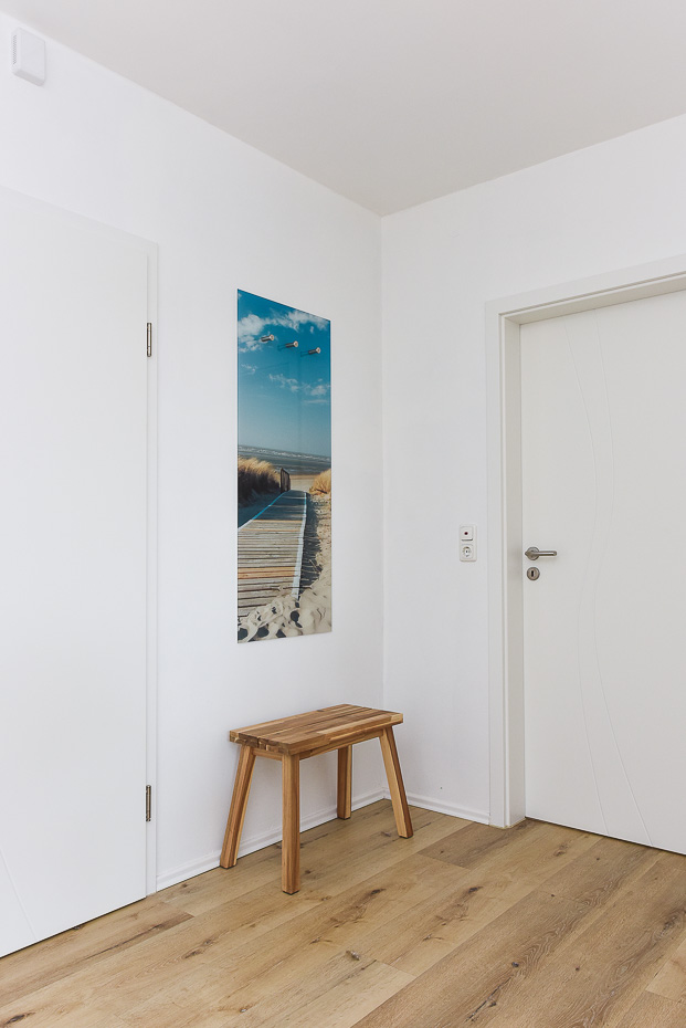 Ferienwohnung „große Wohnung“ - Wohnzimmer mit integriertem Küchenbereich