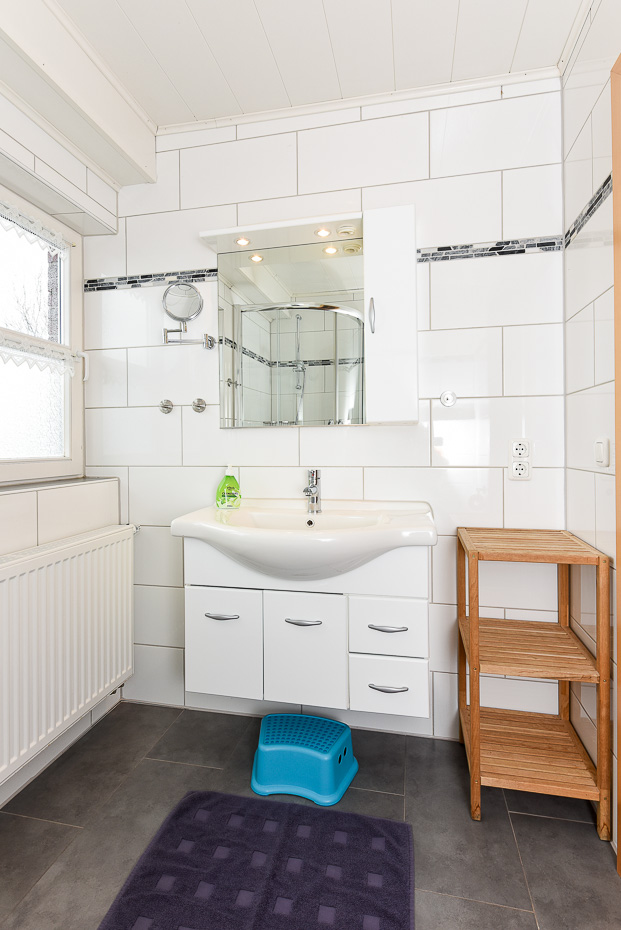 Ferienwohnung „Heuboden“ - Badezimmer