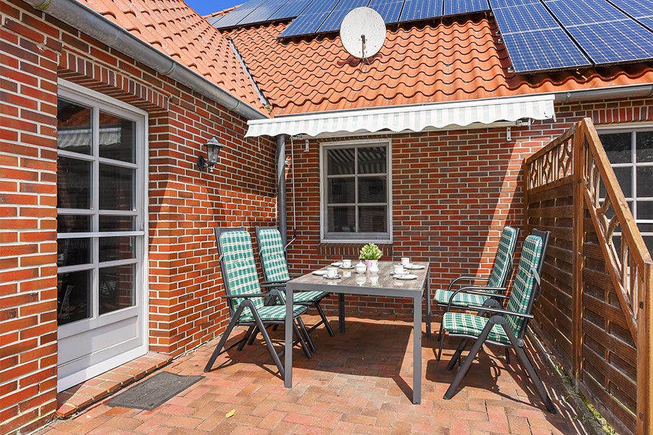 Ferienwohnung „Melkstall“ - Terrasse