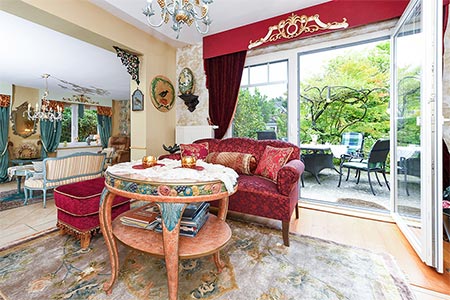 Ferienhaus „Magnolia“ - Kaminzimmer