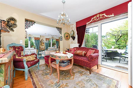 Ferienhaus „Magnolia“ - Kaminzimmer