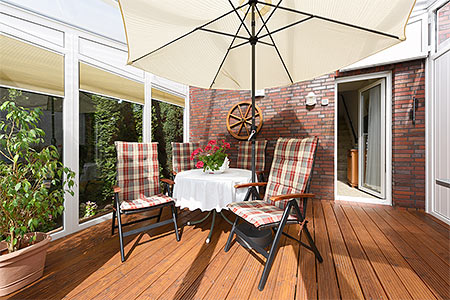 Ferienwohnung „Sommergarten“ - Wintergarten