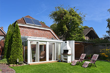 Ferienwohnung „Sommergarten“ - Terrasse