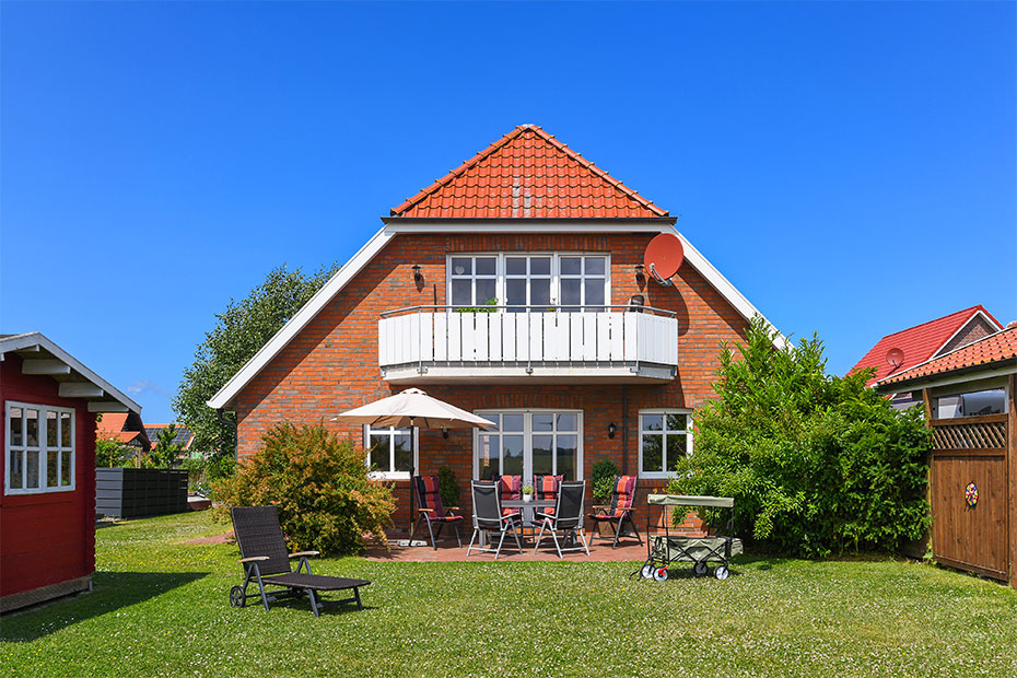 Ferienwohnung im „Haus Odin“ - Terrasse