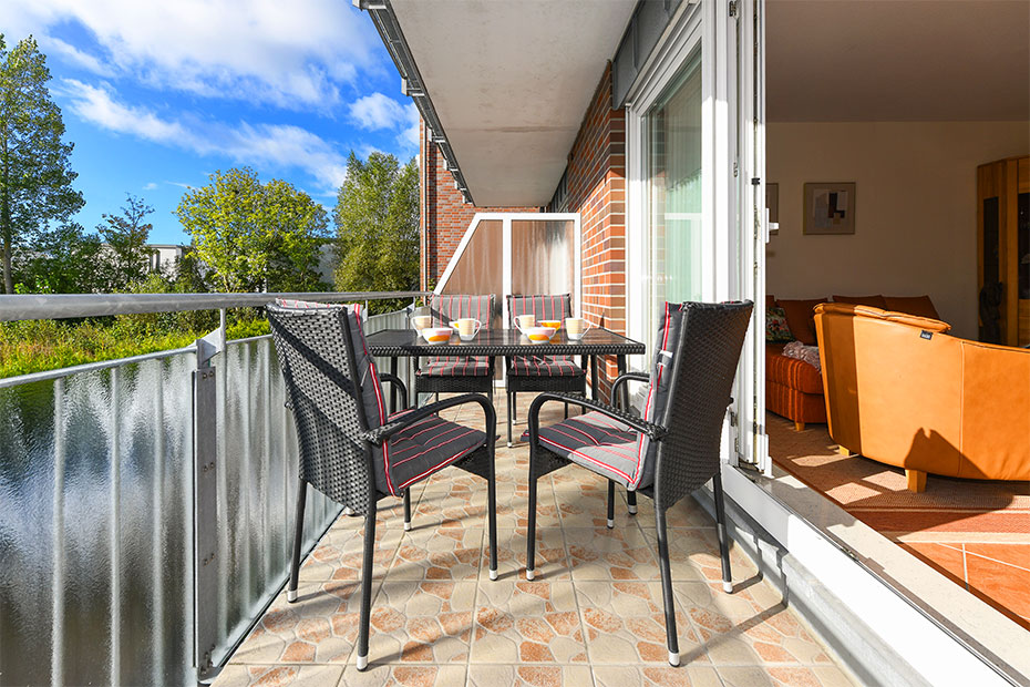 Ferienwohnung „Gesine“ - Balkon