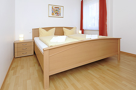 Ferienwohnung „Küstenblick“ - Schlafzimmer