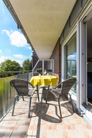 Ferienwohnung „Küstenblick“ - Balkon